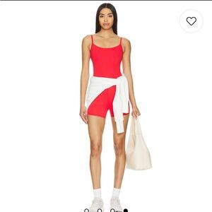 Revolve Red Romper